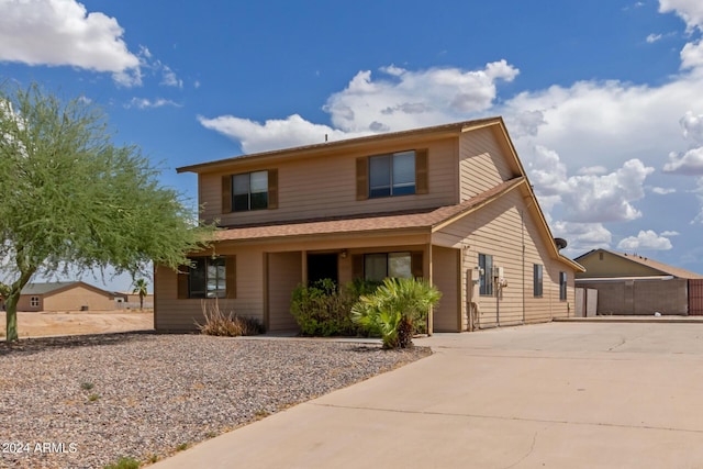 view of front of property