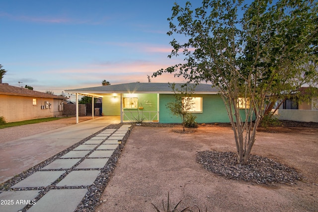 805 E Jackson Ave, Buckeye, AZ 85326 - single story home featuring concrete driveway and a carport