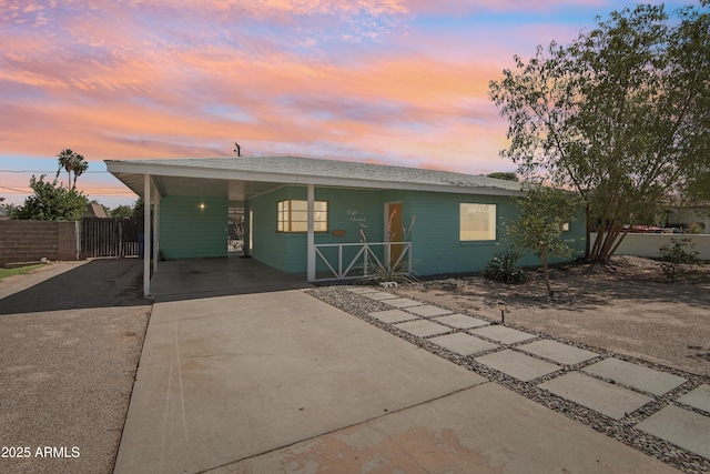 805 E Jackson Ave, Buckeye, AZ 85326 - single story home featuring driveway and an attached carport
