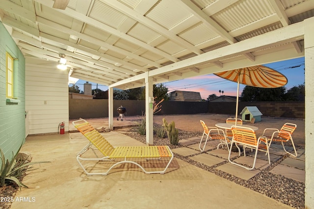 805 E Jackson Ave, Buckeye, AZ 85326 - fenced backyard featuring a patio