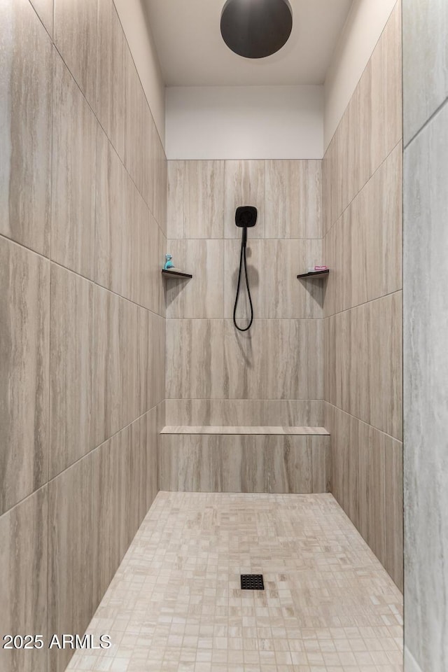 22050 W El Grande Trl, Wickenburg, AZ 85390 - bathroom with a tile shower and a sauna