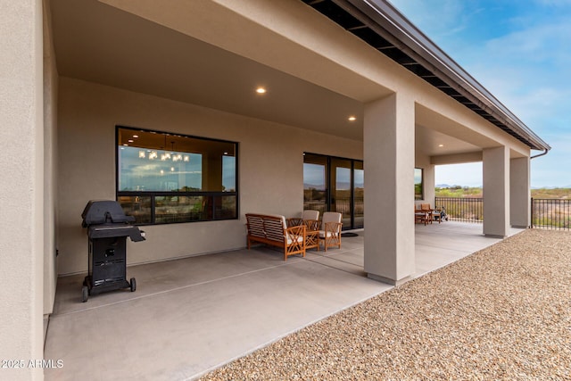 22050 W El Grande Trl, Wickenburg, AZ 85390 - view of patio with fence