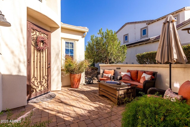 view of patio / terrace with outdoor lounge area