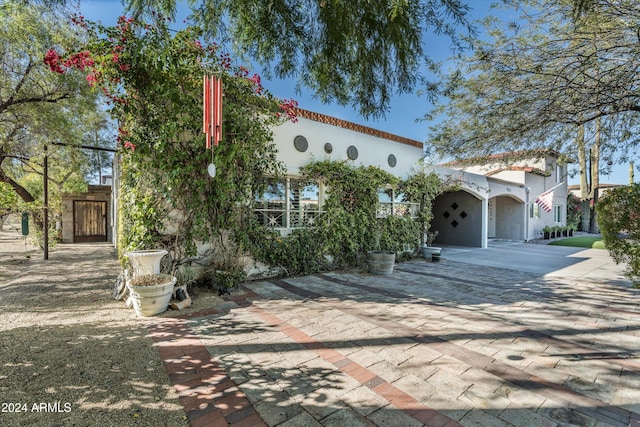 view of mediterranean / spanish house