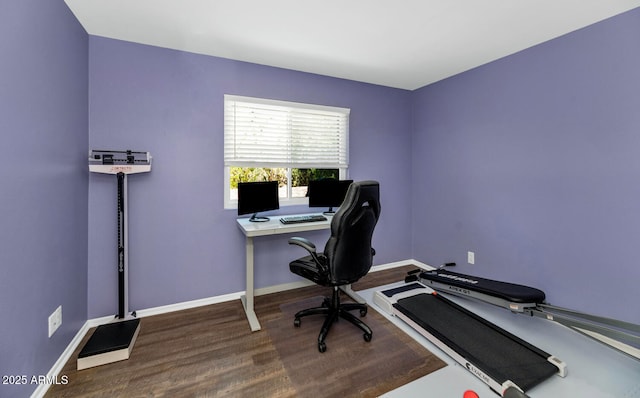 1075 E Chandler Blvd Unit 210, Chandler, AZ 85225 - office featuring wood finished floors and baseboards