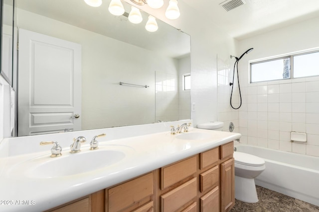 6510 S Hazelton Ln Unit 101, Tempe, AZ 85283 - full bath featuring double vanity and  shower combination