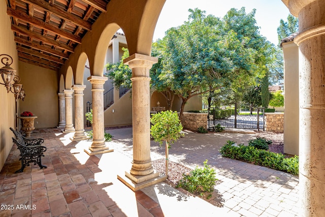 view of patio