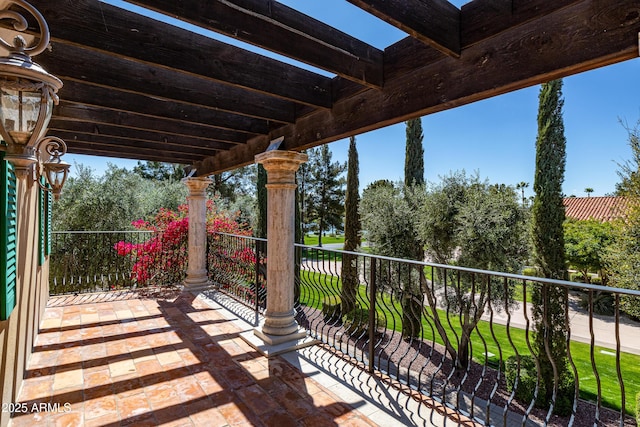 view of patio