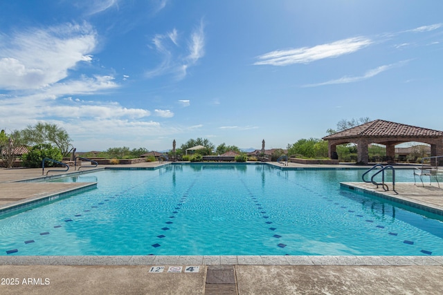 2255 N Hillridge, Mesa, AZ 85207 - community pool with a gazebo and a patio
