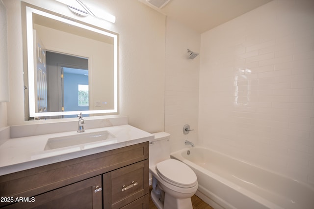 866 W Geronimo St, Chandler, AZ 85225 - full bathroom featuring toilet, vanity, and bathing tub / shower combination