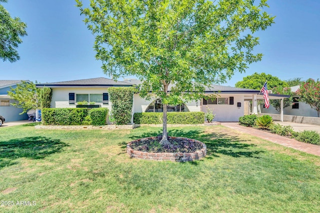 6808 N 11th St, Phoenix, AZ 85014 - ranch-style home featuring a front lawn and stucco siding
