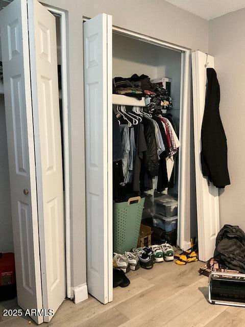 view of closet