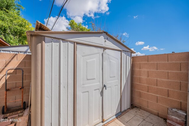 3109 N 81st St, Scottsdale, AZ 85251 - view of shed featuring fence