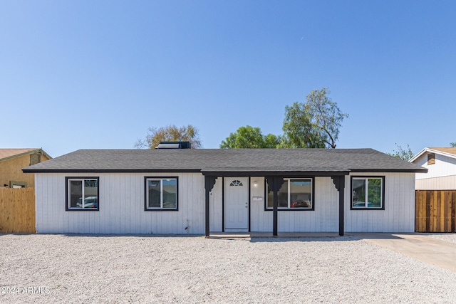 view of ranch-style house