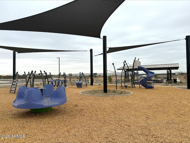 view of communal playground