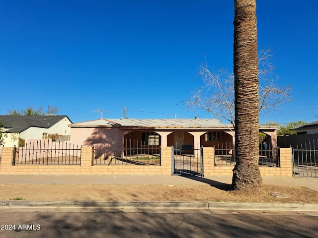 view of front of home