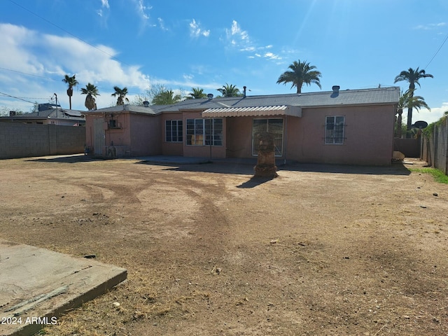 view of rear view of property