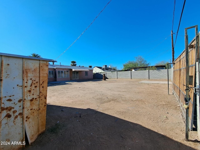 view of yard