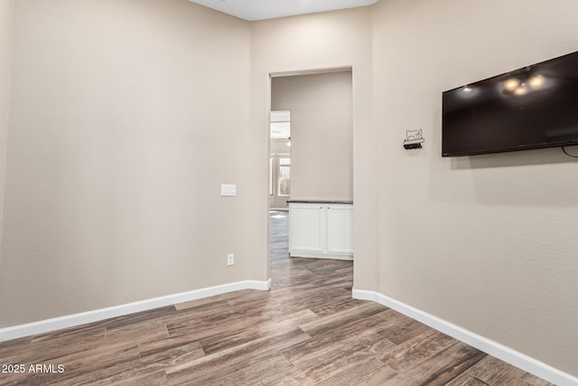 interior space featuring hardwood / wood-style flooring