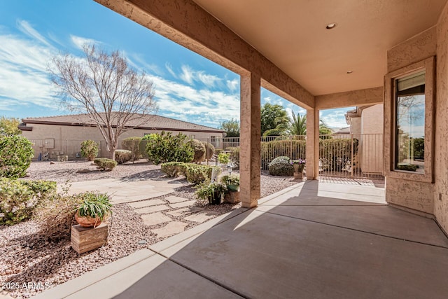 view of patio