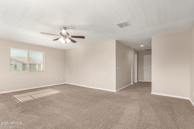 3713 S 54th Ln, Phoenix, AZ 85043 - carpeted spare room with a ceiling fan and baseboards