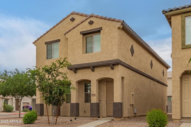 3713 S 54th Ln, Phoenix, AZ 85043 - mediterranean / spanish house featuring stucco siding and a tiled roof