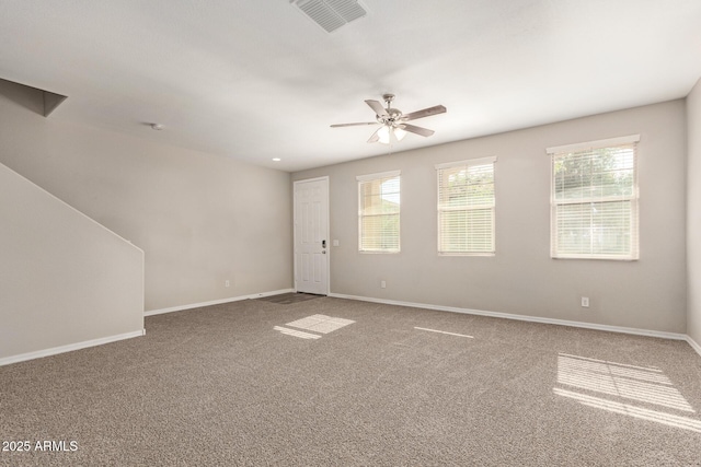 3713 S 54th Ln, Phoenix, AZ 85043 - carpeted spare room with ceiling fan and baseboards