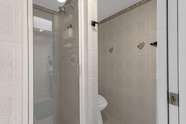 4918 N 74th St, Scottsdale, AZ 85251 - full bathroom with a stall shower and tile walls