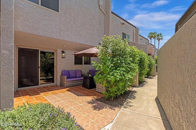 4918 N 74th St, Scottsdale, AZ 85251 - view of patio featuring outdoor lounge area