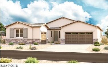 view of front facade featuring a garage and concrete driveway