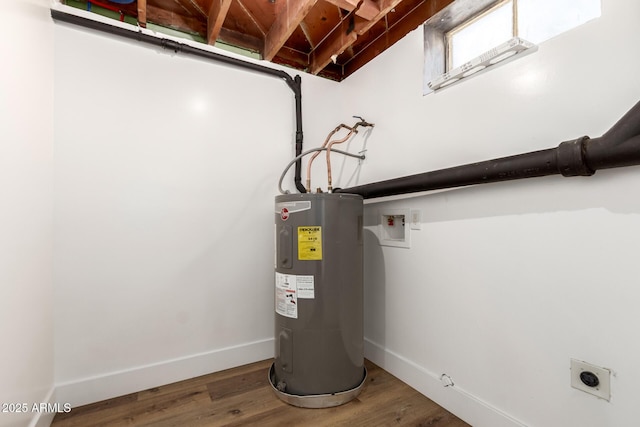 utilities featuring water heater