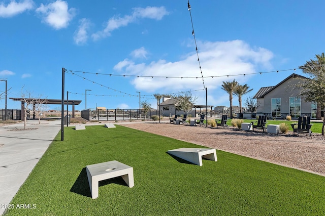 view of property's community