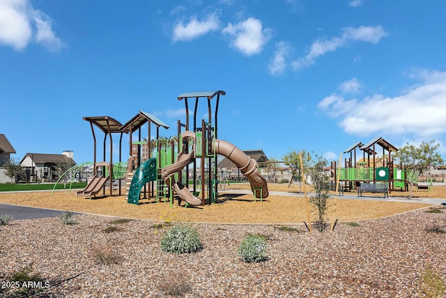 view of communal playground