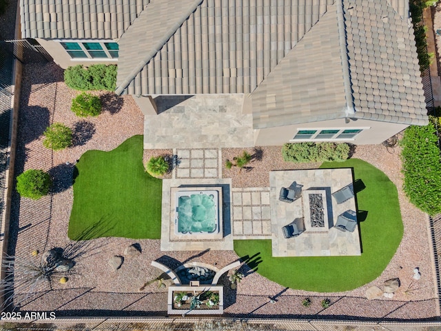 drone / aerial view