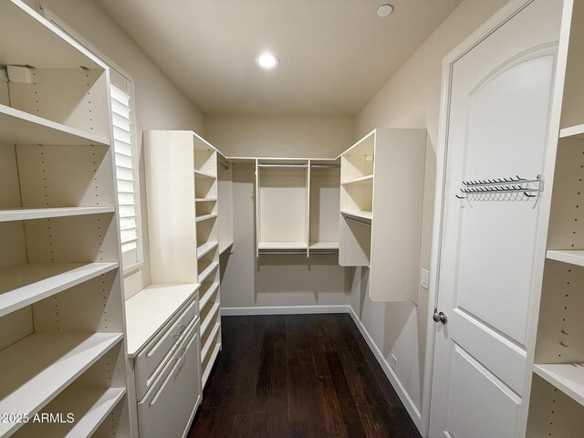 18515 N 94th St, Scottsdale, AZ 85255 - walk in closet featuring dark wood finished floors