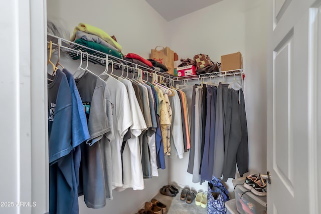 view of spacious closet