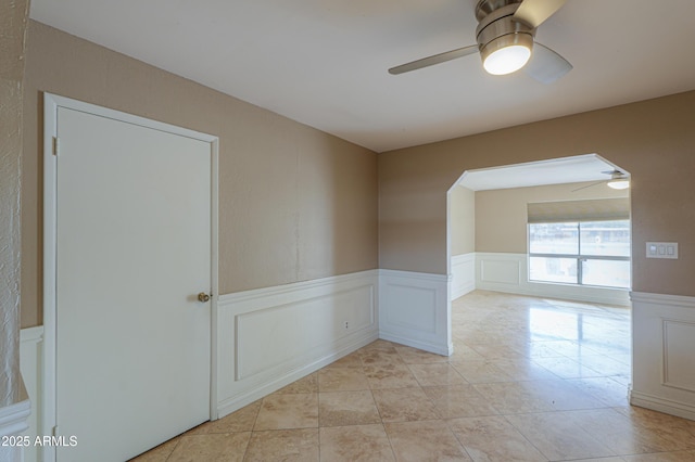 406 E Saguaro St, Casa Grande, AZ 85122 - tiled spare room with ceiling fan