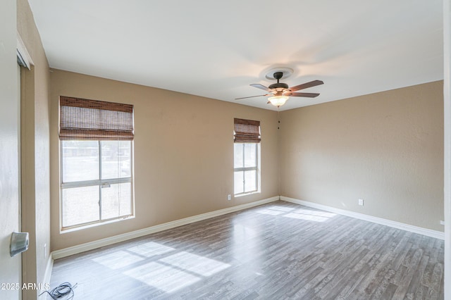 406 E Saguaro St, Casa Grande, AZ 85122 - empty room featuring ceiling fan and light wood-type flooring