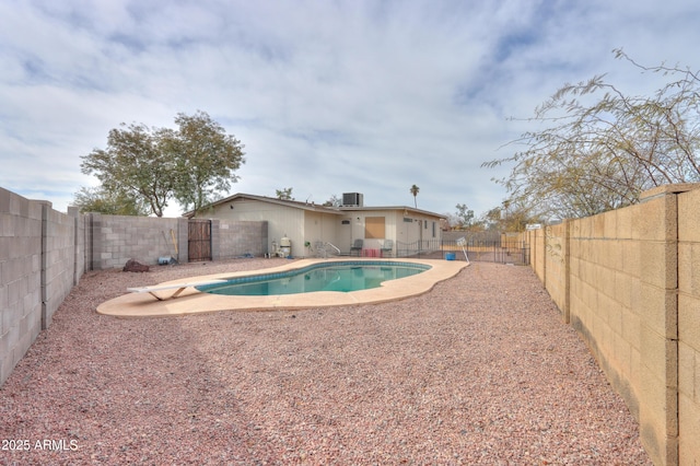 406 E Saguaro St, Casa Grande, AZ 85122 - view of pool featuring a diving board and a patio area