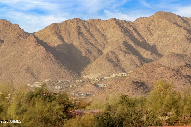 view of mountain feature