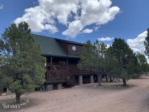 view of rear view of property