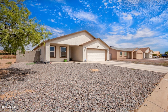 ranch-style house with a garage