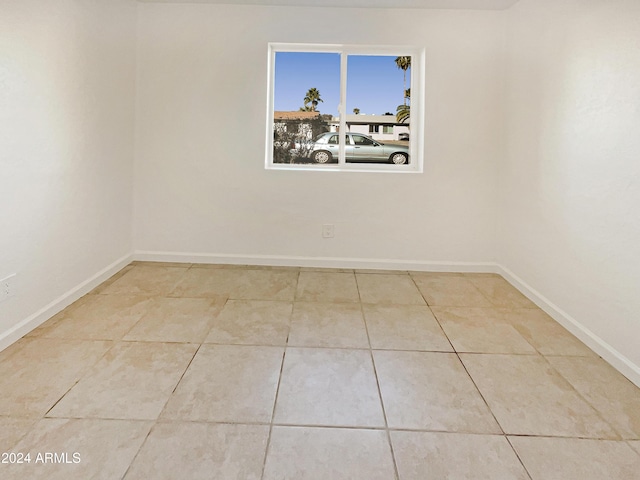 view of tiled empty room