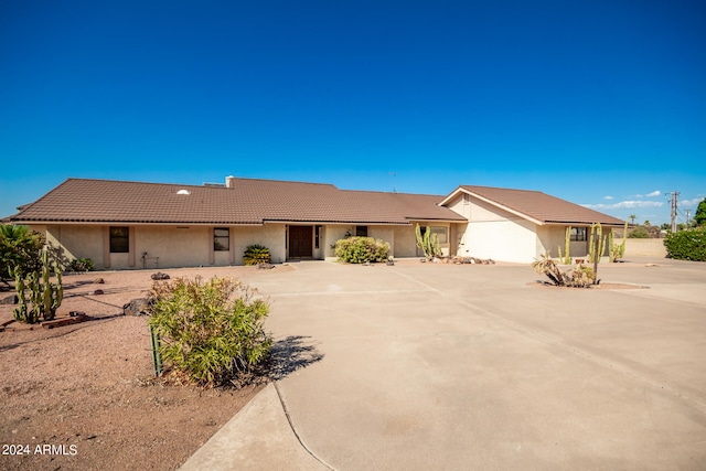 view of ranch-style house