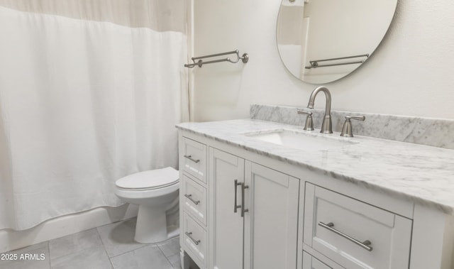 3556 W Augusta Ave, Phoenix, AZ 85051 - bathroom featuring vanity, toilet, and tile patterned flooring