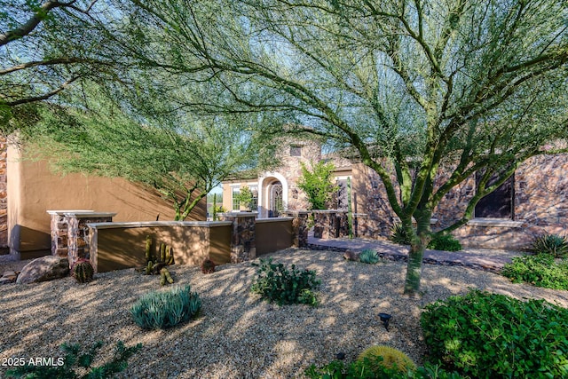 35443 N 87th Pl, Scottsdale, AZ 85266 - view of fenced front yard