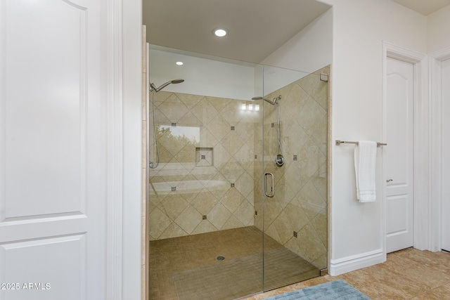 35443 N 87th Pl, Scottsdale, AZ 85266 - full bathroom featuring a shower stall and recessed lighting