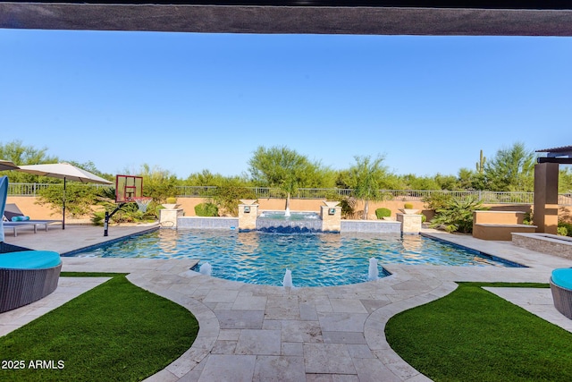 35443 N 87th Pl, Scottsdale, AZ 85266 - view of pool with a fenced backyard and a patio