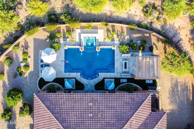 35443 N 87th Pl, Scottsdale, AZ 85266 - drone / aerial view of a pool area
