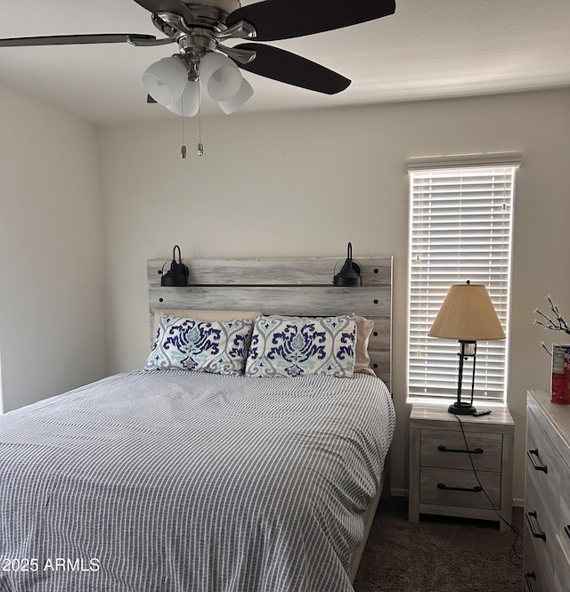 2665 E Gillcrest Rd, Gilbert, AZ 85298 - carpeted bedroom with ceiling fan